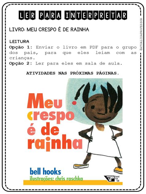 Meu Crespo É De Rainha Pdf - Meu Crespo É de Rainha @atualizaprofessor | PDF