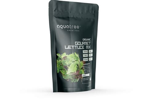Organic Gourmet Mix Lettuce Seed 250 Mg Aquatree