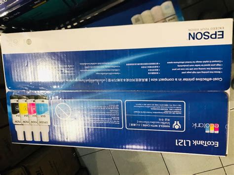 Epson EcoTank L121 A4 Inkjet SIngle Function Printer, Computers & Tech ...