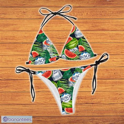 Busch Light Watermelon String Bikini Gift Women Beach Summer Banantees