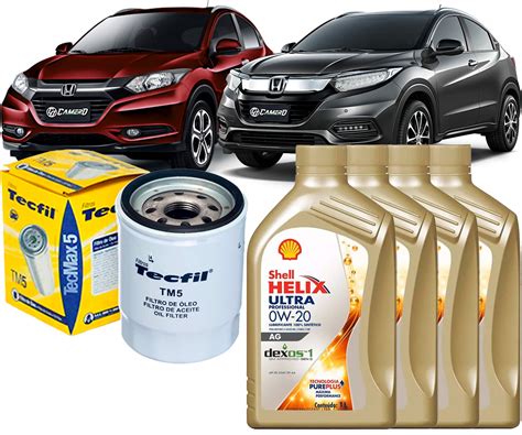 Oleo Motor Hrv 2016 - Kit Revisão Troca De Óleo 0w20 e Filtro Honda HRV 1.5 e1.8 2015 2016 ...
