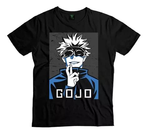 Polera Satoru Gojo Jujutsu Kaisen Manga Anime Algodón Unisex en venta