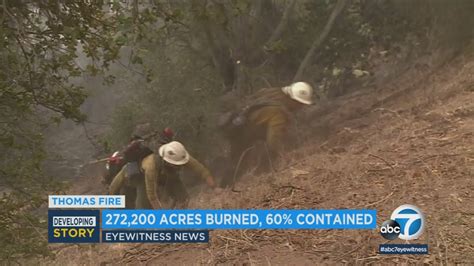 Thomas Fire All Santa Barbara County Evacuation Orders Lifted Abc7 Los Angeles