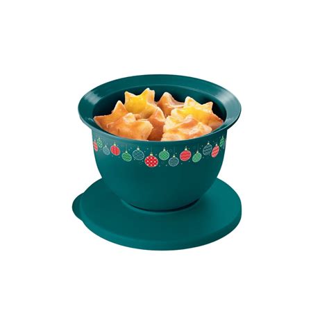 Tupperware Tigela Murano Ml Bolas De Natal Verde Comprar