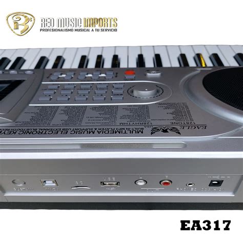 Órgano Electrónico Eagle Ea 317 Usb Sd 61 Teclas 5 Octavas Red Music