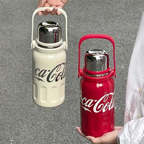 ml germ coca cola  style thermos cup  stainless steel