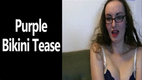 Purple Bikini Tease HD 1080p Kinky Claudia Clips4sale