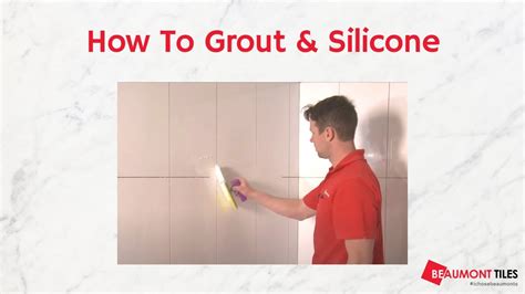 How To Grout And Silicone Diy Tiling Made Easy Youtube