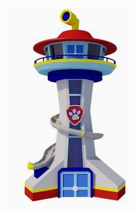 Paw Patrol Condiment Labels Transparent Paw Patrol Lookout Tower