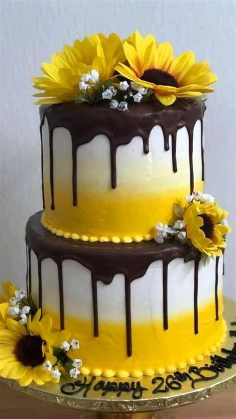 Sunflower Naked Cake Artofit