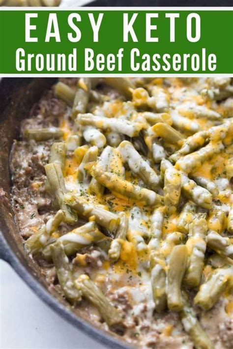 Keto Ground Beef Casserole Perfect Comfort Dish Kasey Trenum