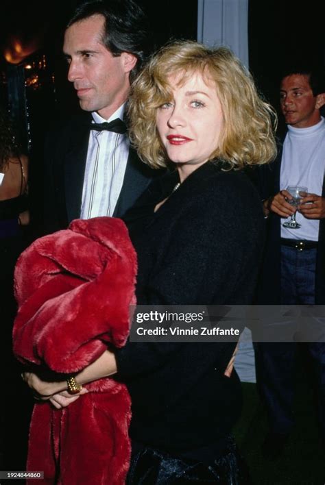 American Actress Patti Darbanville Wearing A Black Outfit And News Photo Getty Images