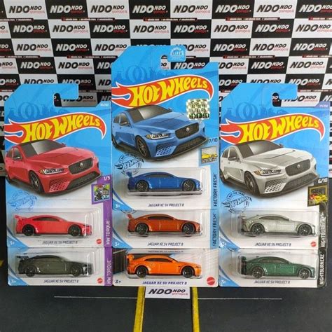 Hot Wheels Jaguar XE SV Project 8 Blister Shopee Singapore