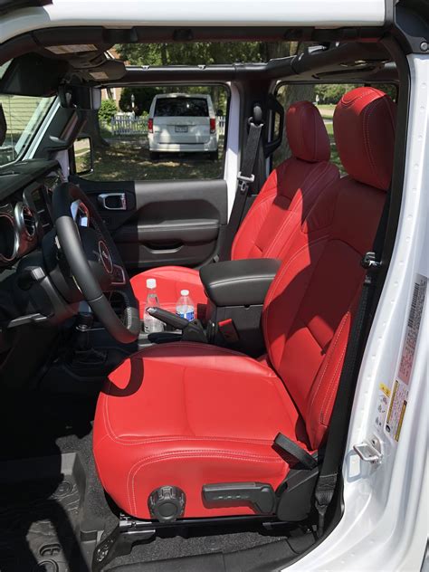 My Red Leather Interior | Jeep Gladiator (JT) News, Forum, Community ...