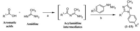 Scheme Synthetic Route Followed For The Synthesis Of Substituted