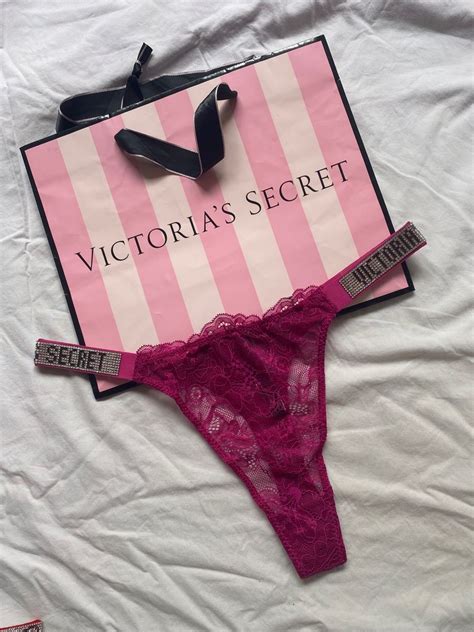 Calcinha Brilho Victorias Secret Lingerie Feminina Victorias Secret Nunca Usado Enjoei