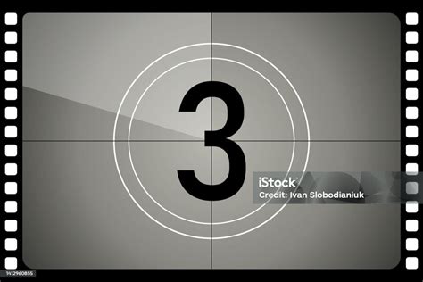 Countdownframes Eingestellt Nummer Drei 3 Stock Vektor Art und mehr ...