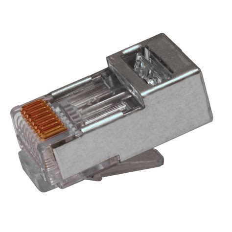 EZ-RJ45 50pc Shielded CAT5e Cat6 Connectors 100020C Platinum Tools ...