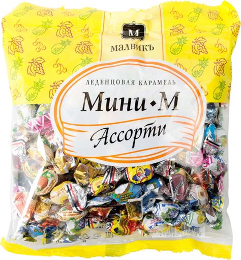 Конфеты мини м состав