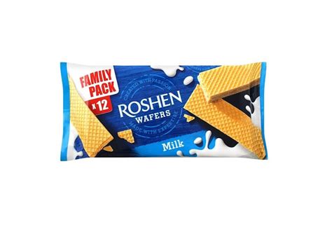 Вафли Roshen Wafers Молоко 216 г - купить в Баку. Цена, обзор, отзывы ...