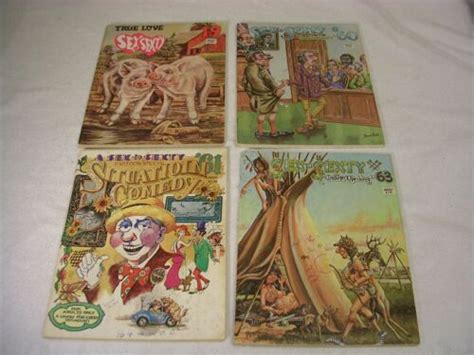 Lot Of 4 Sex To Sexty Magazines 19 60 61 63 VG Adult Humor Cartoons Antique Price Guide