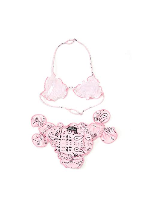 MC2 Saint Barth Cris Pembe Kız Çocuk Bikini Takımı Pembe