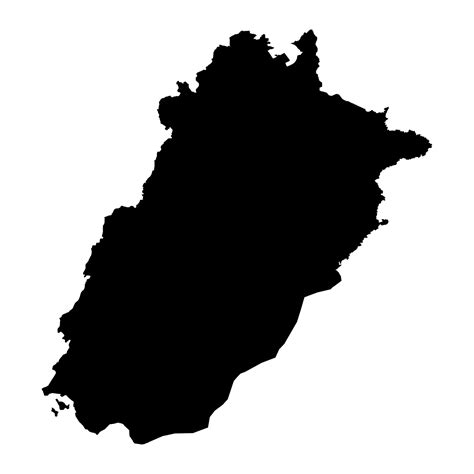 Punjab province map, province of Pakistan. Vector illustration