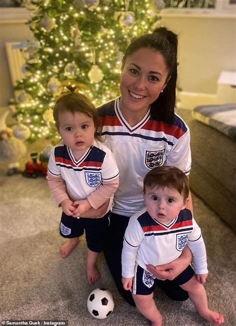 Sam Quek Reveals Her Gym Honed Body As She Showers In White Bikini I