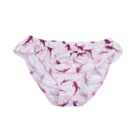 Zoe Bikini Pants Girl Dolphin Petit Crabe