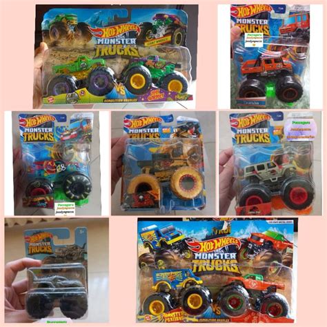 Jual HOT WHEELS MONSTER TRUCKS COLLECTION HW TRUK MONSTER TRUCK MINI REGULER DEMOLITION DOUBLES