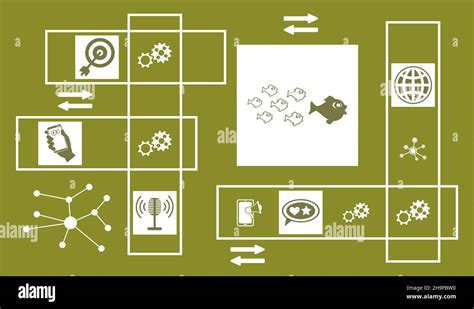 Concept Of Influencer With Connected Icons Stock Photo Alamy