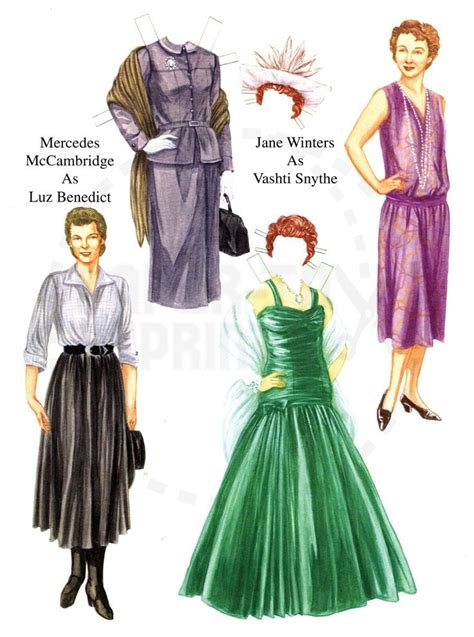 Reprint Giant Movie Paper Dolls By Sandra Vanderpool Reproduction