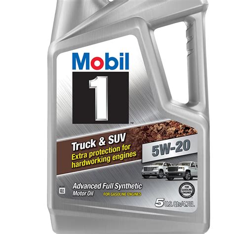 Mobil 1 Truck & Suv 5w-20 Motor Oil 5qt. | Oils & Fluids | Patio ...