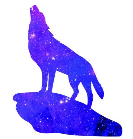 Galaxy Wolf Tattoo – Tattoo for a week