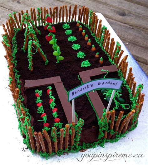 Easy But Impressive Garden Theme Birthday Cake Garden Theme Cake