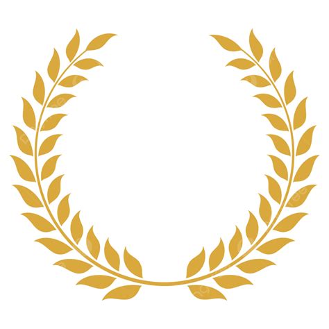 Simbol Padi Emas Dengan Warna Gradasi Vektor Padi Padi Kapas Logo