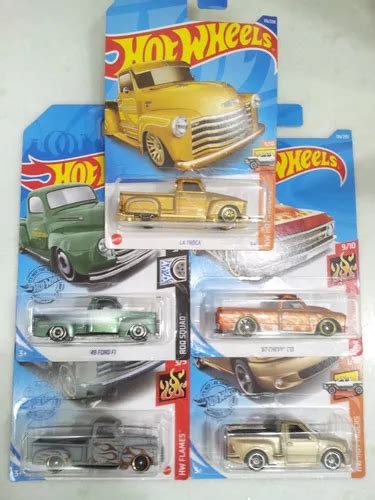 Hot Wheels Lote 5 Pickups Antigas Frete grátis
