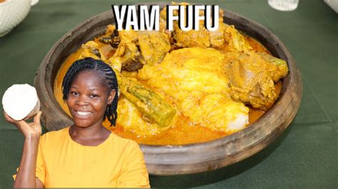 Yam Fufu Recipe How To Make Yam Fufu By Leah Screen Youtube