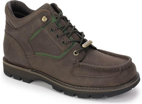 Rockport Mens Boots Umbwe Trail Leather Lace Up Boots Coachgreen 9