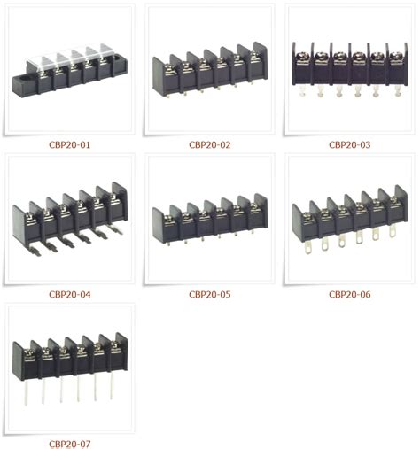 Cbp20 Barrier Strip Terminal Blocks 9 5mm Pitch 15a 300vac Chengee Technology Co Ltd