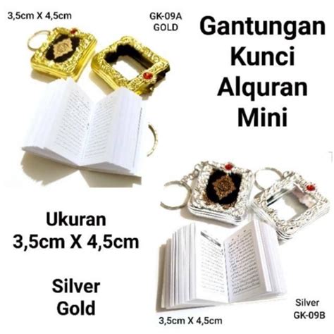 jual gantungan kunci alquran mini unik shopee indonesia