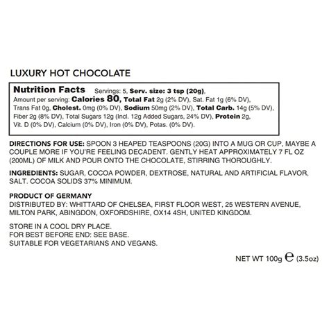 Whittard Hot Chocolate Stacking Tin Sur La Table