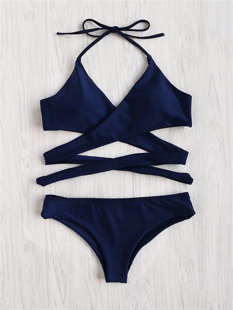 Halter Wrap Bikini Set Artofit