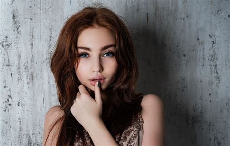 Wallpaper Eyes Look Girl Sexy Hair Portrait Beautiful For Mobile