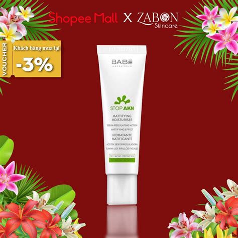 Kem D Ng M Babe Stop Akn Mattifying Moisturiser Ki M D U Gi M M N Shopee Vi T Nam