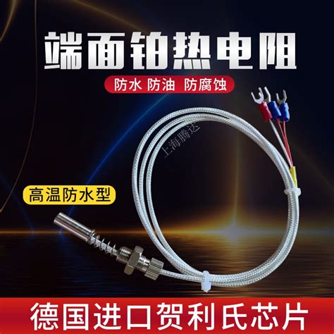端面热电阻WZPM-201轴瓦测温探头pt100温度传感器螺纹热电阻轴承_虎窝淘