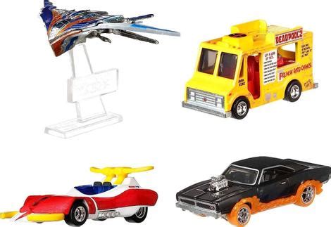 Hot Wheels Marvel Cars 4pk Deadpool Justiceiro Homem Aranha Mattel Carrinhos E Cia