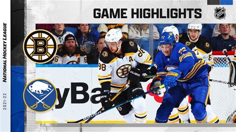 Bruins Sabres Nhl Highlights Youtube