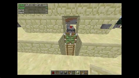 Minecraft Hidden Piston Door Tutorial Youtube