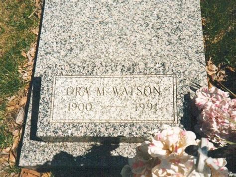 Ora Mae Taulbee Watson 1900 1991 Find A Grave Memorial